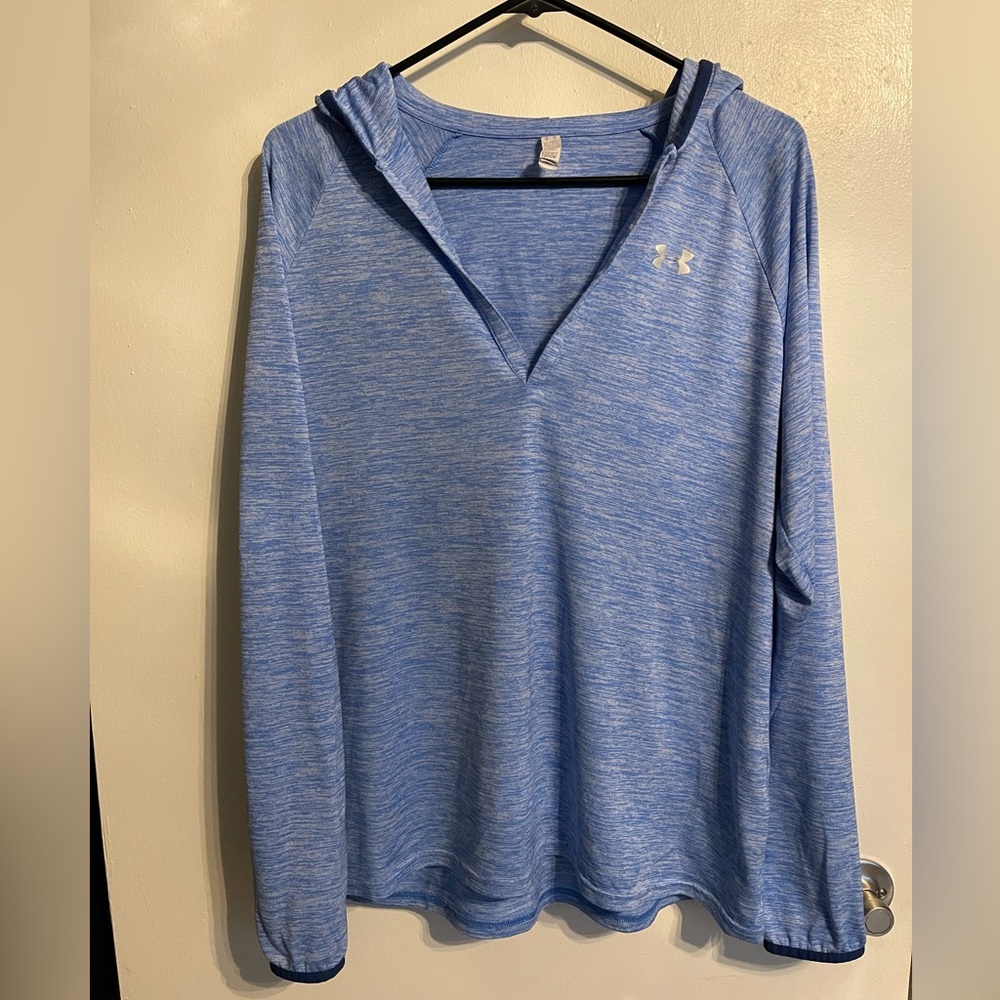 Under Armour Women's Light Blue Pullover Hoodie
